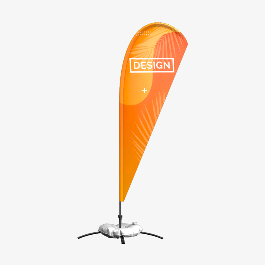 Beachflag Snowflag Basic Dropflag M bedrucken