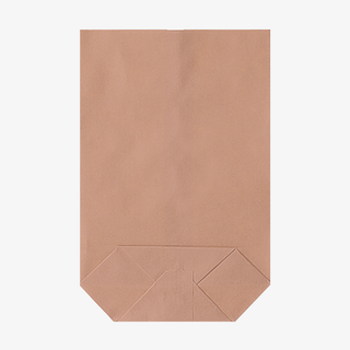 Bodenbeutel aus Papier (braunes Kraftpapier) im Format 20 x 29 cm