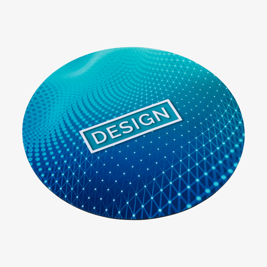 Rundes Textil-Mousepad mit vollfarbigem Druck