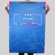 CAD-Pläne im Hochformat