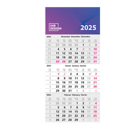 Kalender, farbig bedruckt, Motiv