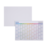 Arbeitskalender DIN A4 quer einseitig bedruckt