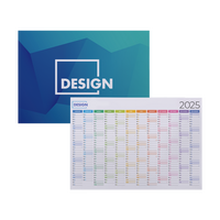 Arbeitskalender DIN A4 quer beidseitig bedruckt