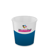 Becher einwandig 100ml, 4/0-farbig (CMYK)