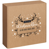 Geschenkbox, farbig bedruckt, Motiv