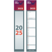 Küchenkalender 2025, mit individuell bedrucktem Kopfteil (4/0-farbig)