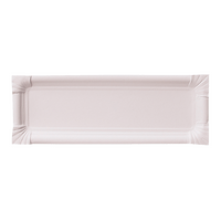 Pappteller rechteckig 23 x 8 cm
