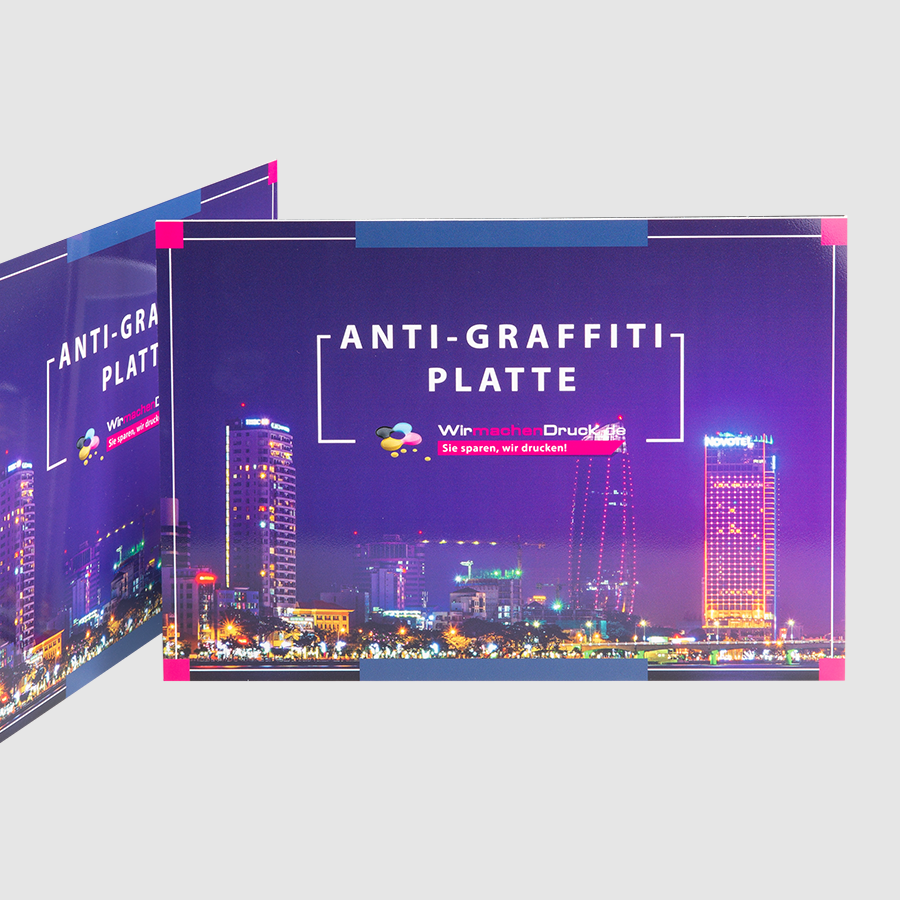 Anti-Graffiti-Platten aus Aluminium, hochwertig und individuell bedruckt