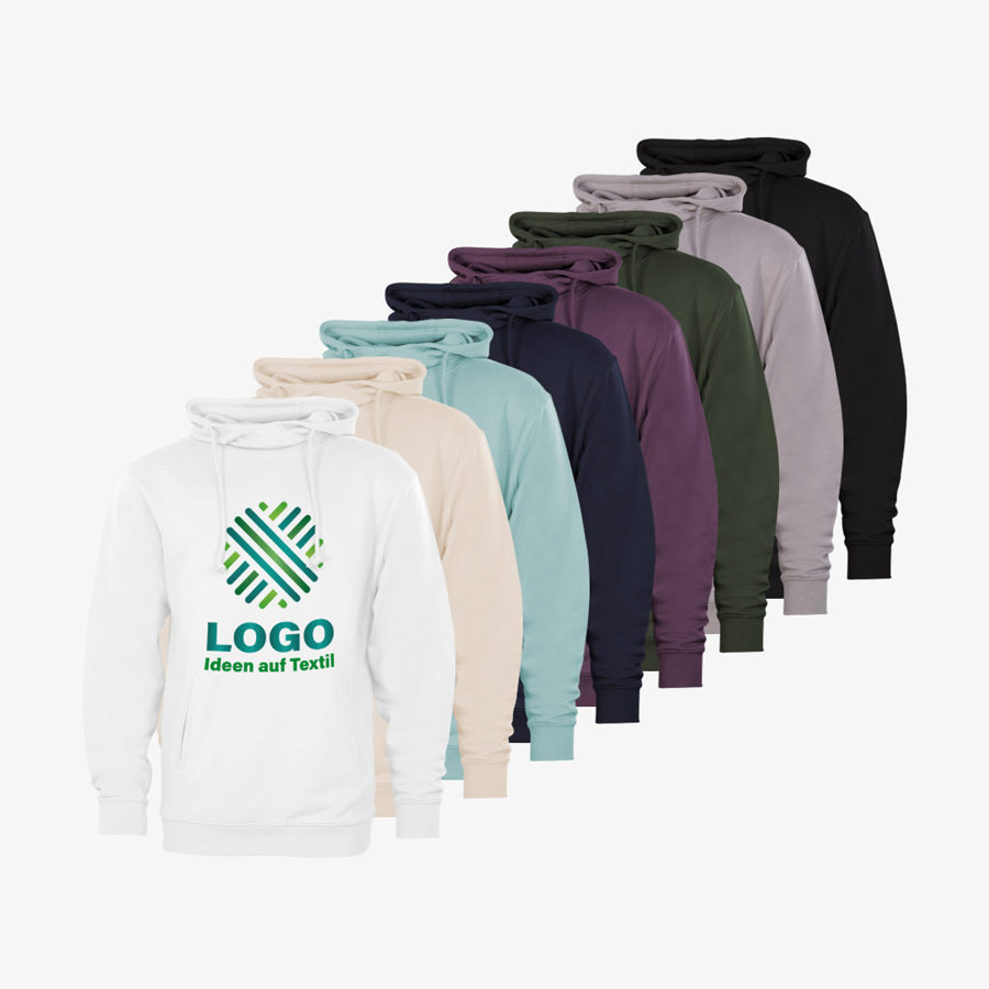 Hoodies Damen Digitaldirektdruck Organic Russell Sortiment