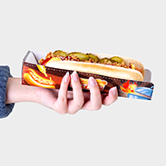 Hotdog-Verpackungen Anwendungsbeispiel