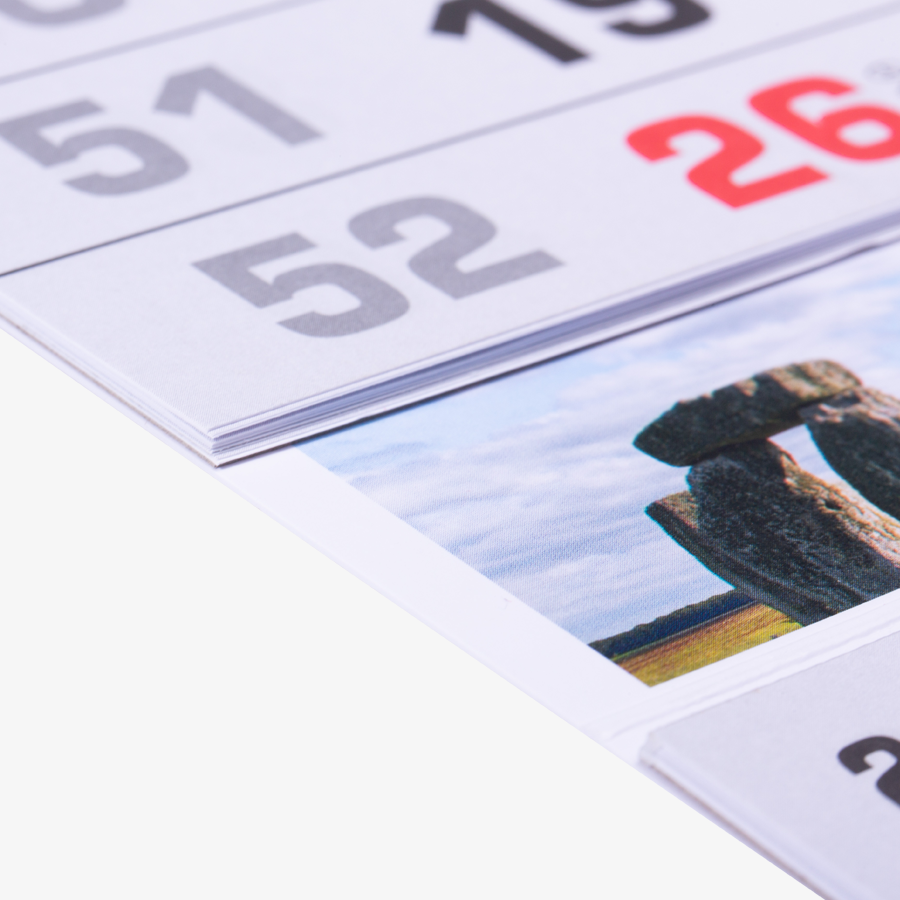 Monatswandkalender Mehrblock Detail