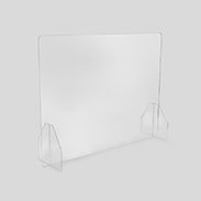Niesschutz Acrylglas transparent ohne Durchreiche