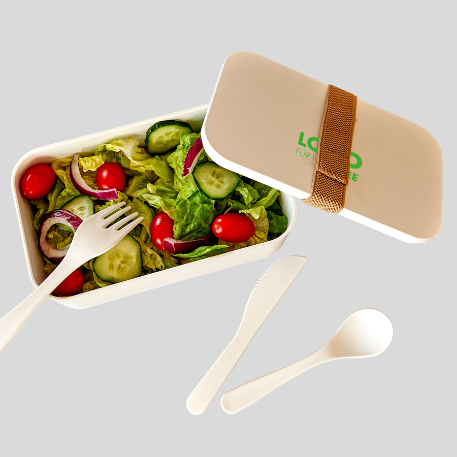 PLA-Lunchbox mit Tampondruck individualisierbar