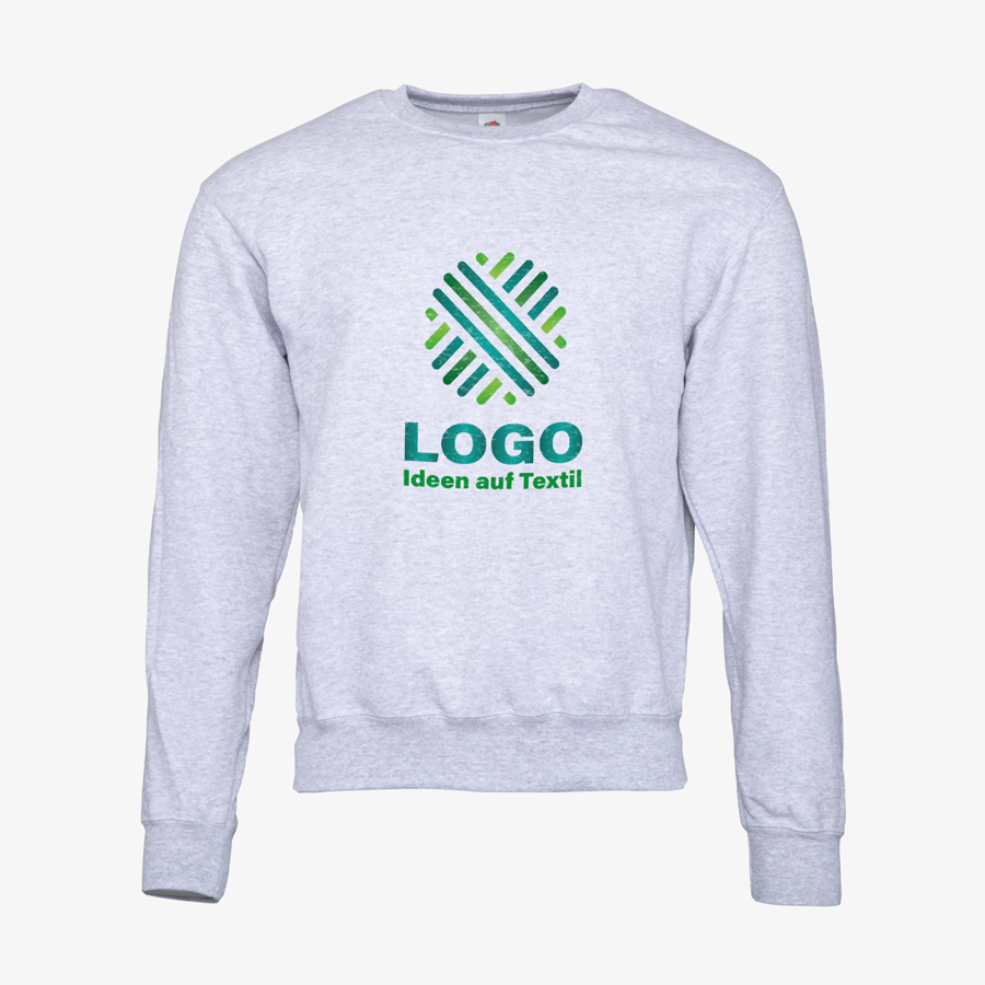 Sweatshirt Herren Basic Fruit of the Loom Digitaldirektdruck