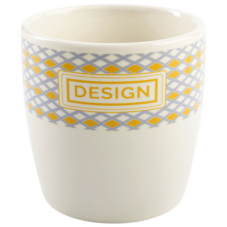 Individuell bedruckbare Tasse, aussen matt, innen Glanz, 280 ml