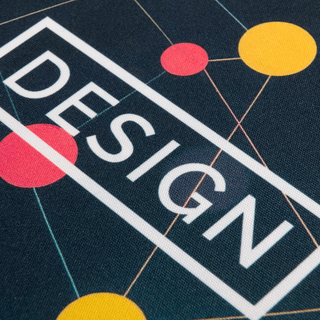 Detailansicht Textil-Mousepad (23 x 19 cm) mit vollfarbigem Druck