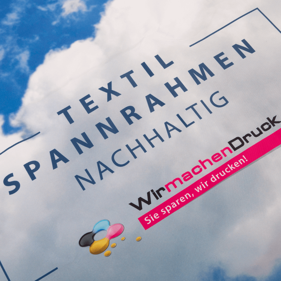 Textilspannrahmen nachhaltiges Stoffbanner