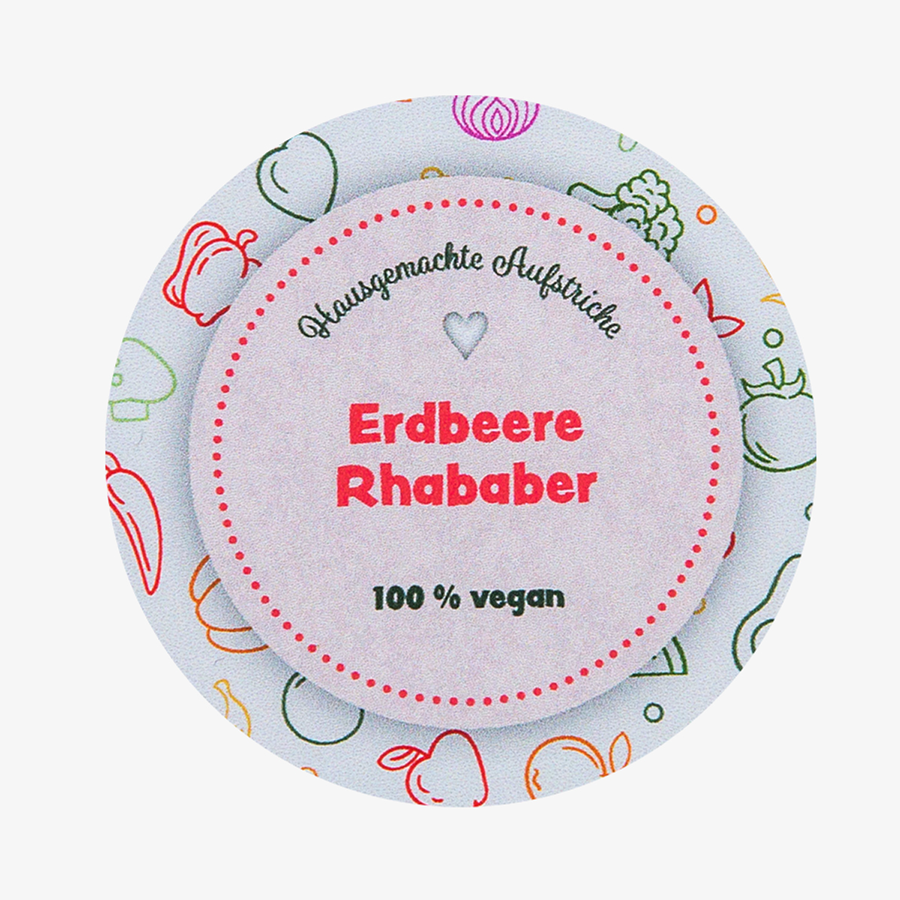 Aufkleber aus veganer Herstellung