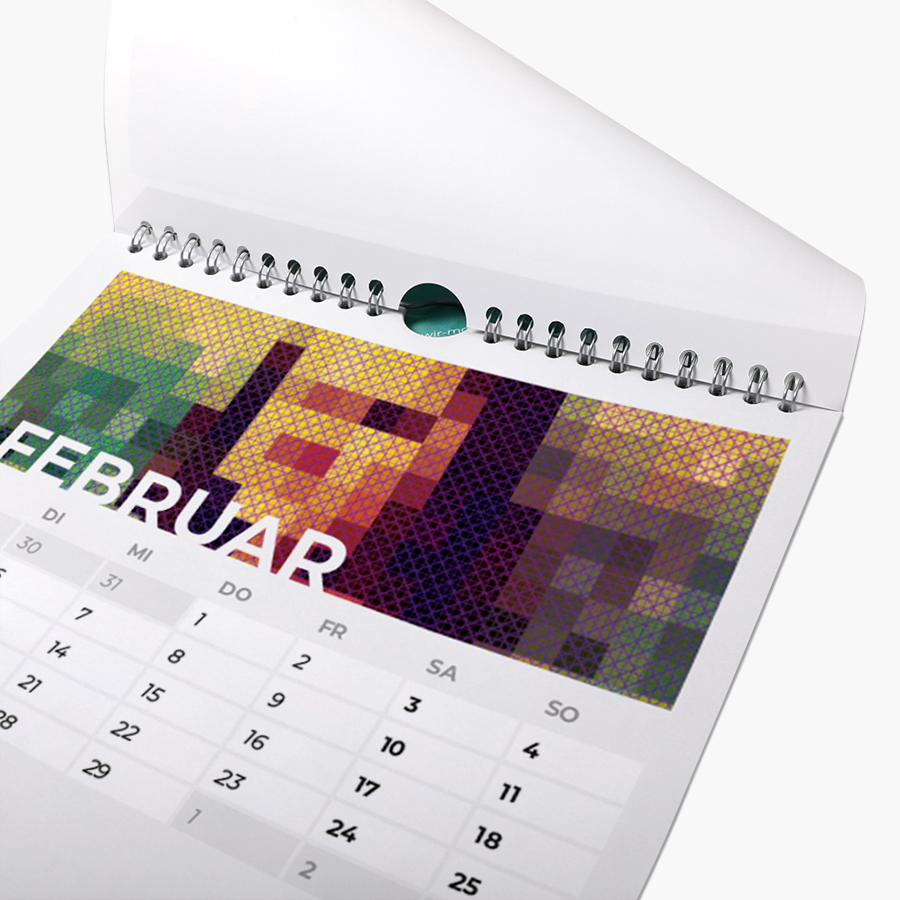 Wandkalender Kalendarium quadratisch gross